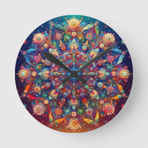 GALAXY STAR  ROUND CLOCK