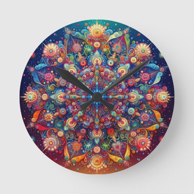 GALAXY STAR  ROUND CLOCK (Front)