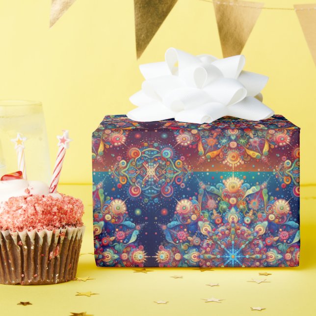 GALAXY STAR  WRAPPING PAPER (Birthday Party)