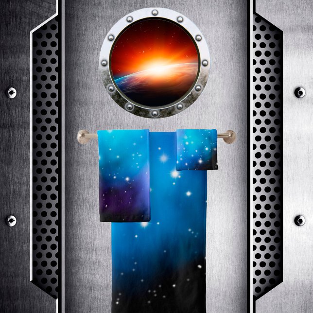 Galaxy Starlight Space Clouds Bath Towel Set (Creator Uploaded)