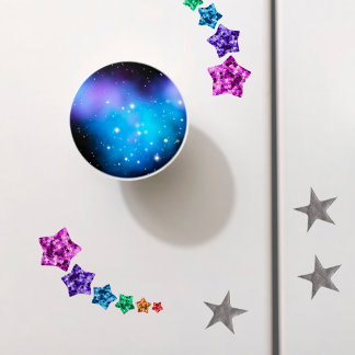Galaxy Starlight Space Clouds Ceramic Knob