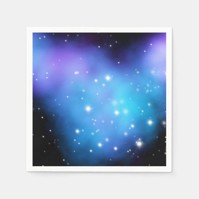 Galaxy Starlight Space Clouds Napkin (Front)