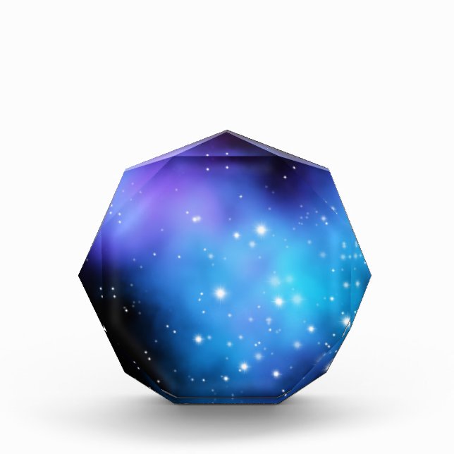 Galaxy Starlight Space Clouds Photo Block (Front)