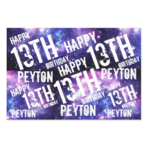 Galaxy Starry Night Custom Birthday Party