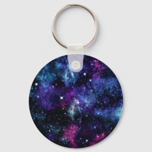 Galaxy Stars 3 Key Ring