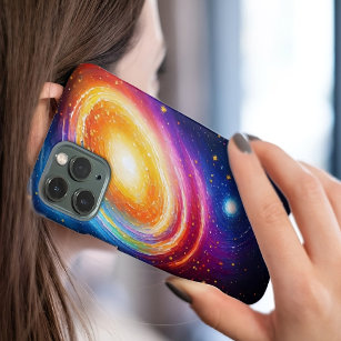 galaxy stars space abstraction bright colourful  Case-Mate iPhone case