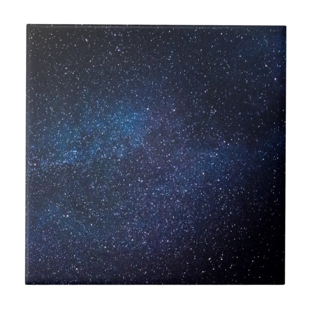 Galaxy Stars Space Universe Cool Pattern Modern Tile (Front)