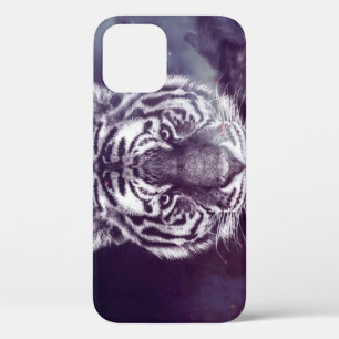 Galaxy Tiger Face Wallpaper iPhone 12 Case
