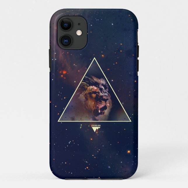 Galaxy Triangle Lion Head - Trendium Authentic Case-Mate iPhone Case (Back)