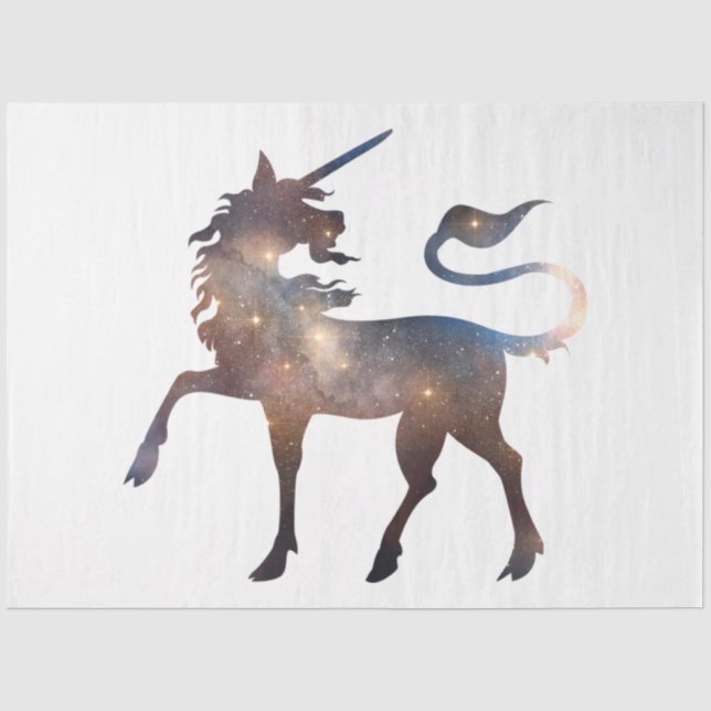 Galaxy Unicorn Series Design 12 Tissue Paper (Front)
