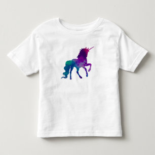 Galaxy Unicorn Sky Colours of Blue and Purple, ZKO Toddler T-Shirt