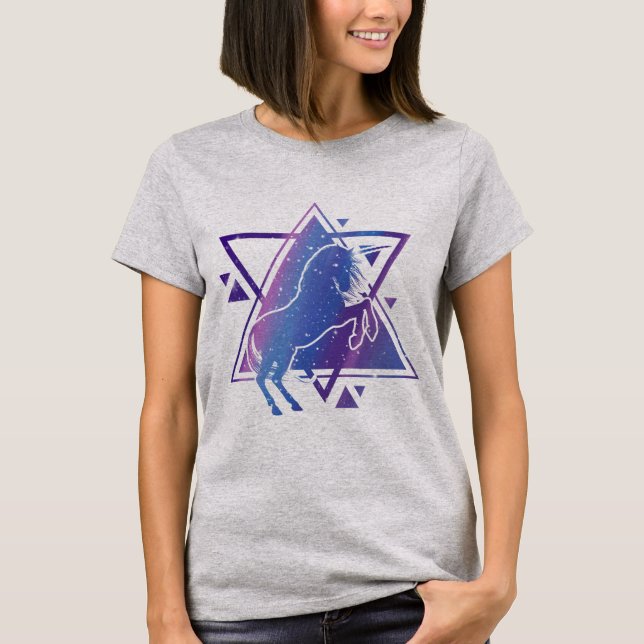 Galaxy unicorn T-Shirt (Front)