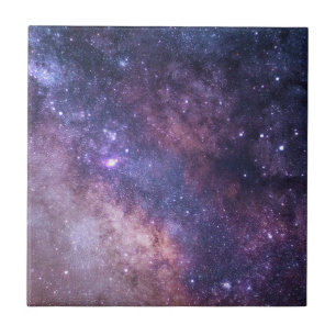 Galaxy Universe Space Art Stars Modern Simple Tile