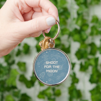 Galaxy Universe Stars Gift for Space Enthusiast Key Ring