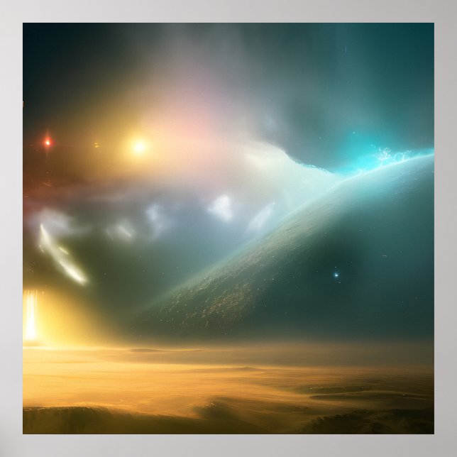 Galaxy, Universe, Stars, Outer Space   Poster (Front)