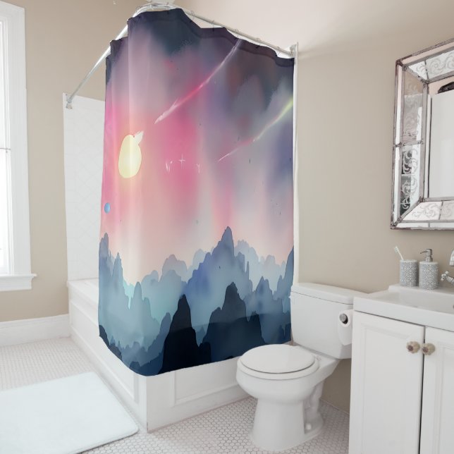 Galaxy, Universe, Stars, Outer Space   Shower Curtain (In Situ)