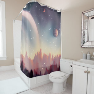 Galaxy, Universe, Stars, Outer Space   Shower Curtain