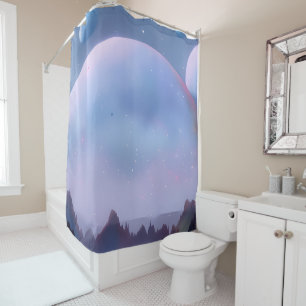 Galaxy, Universe, Stars, Outer Space Shower Curtain
