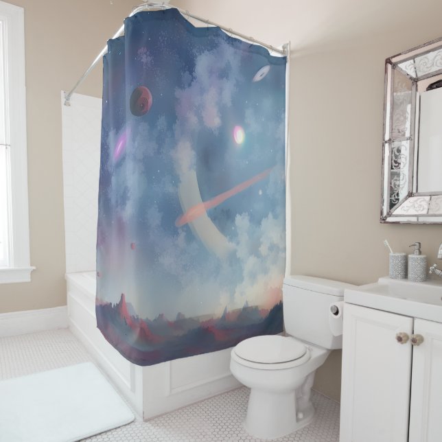 Galaxy, Universe, Stars, Outer Space   Shower Curtain (In Situ)
