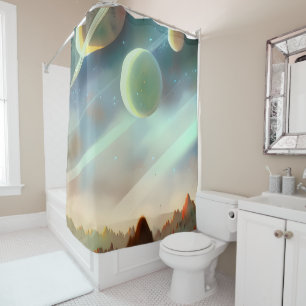 Galaxy, Universe, Stars, Outer Space    Shower Curtain