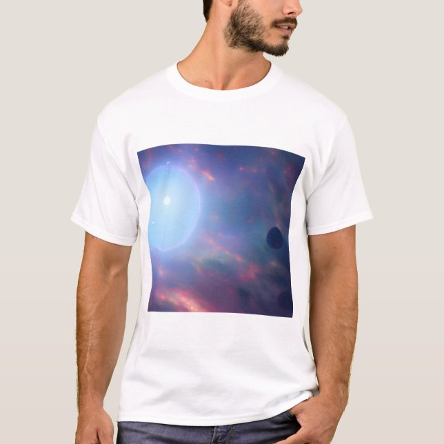Galaxy, Universe, Stars, Outer Space  T-Shirt (Front)