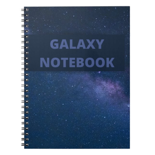 Galaxy, Universe, Stars, planets Space  Notebook (Front)