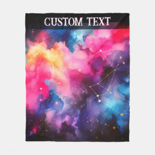 Galaxy Veil Fleece Blanket