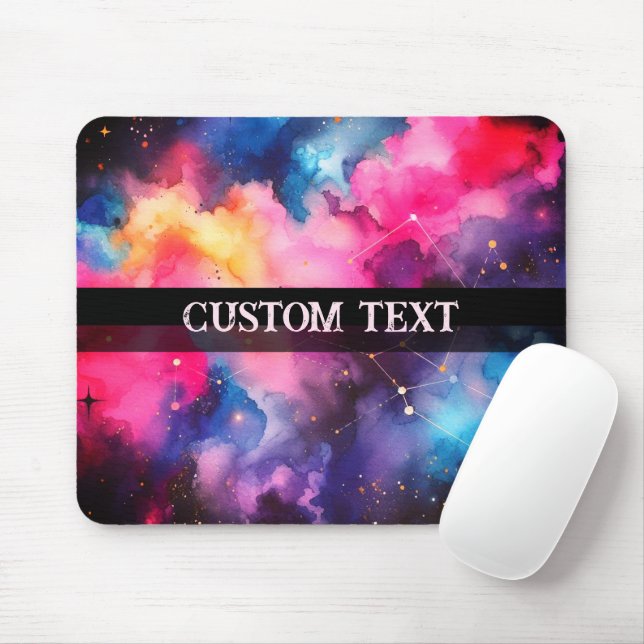 Galaxy Veil Mouse Mat (With Mouse)