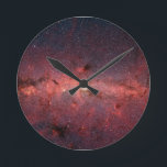 Galaxy Wall Clock<br><div class="desc">Wall Clock with image of Milky Way Galaxy</div>