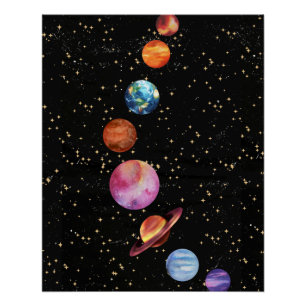 Galaxy Wall Poster