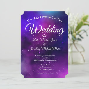 Galaxy Wedding Invitation