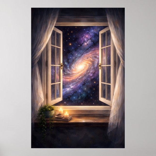 Galaxy Window poster (Front)