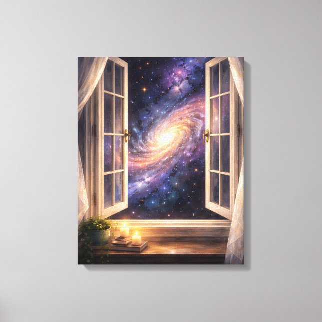 Galaxy Window Wall Art (Front)