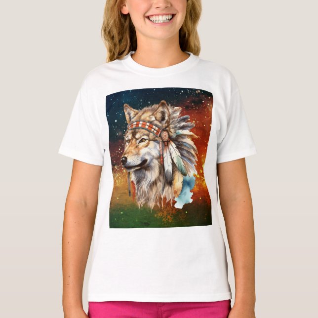 Galaxy Wolf T-Shirt (Front)