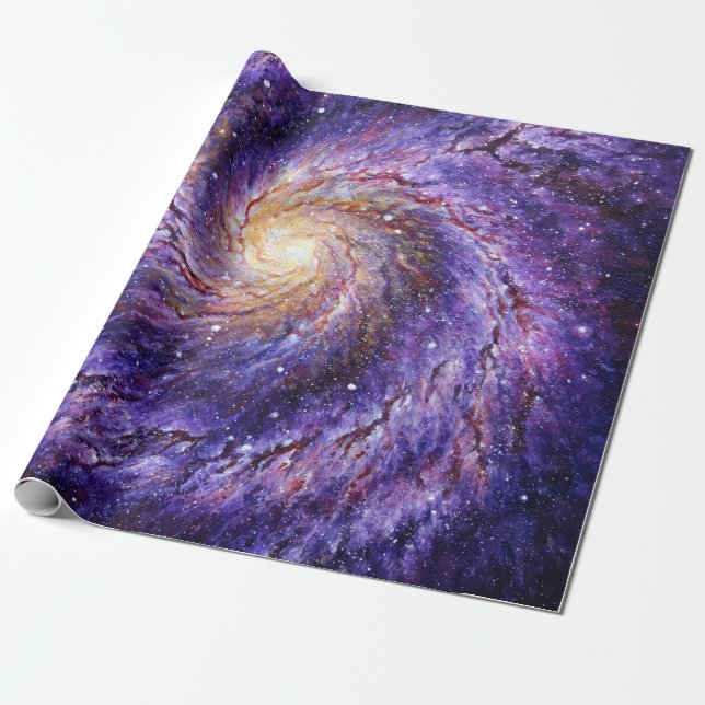 Galaxy Wrapping Paper (Unrolled)