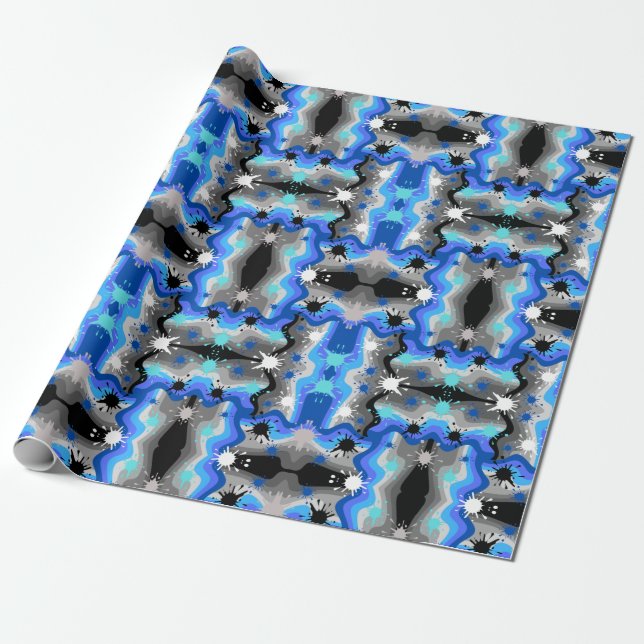 Galaxy  wrapping paper (Unrolled)