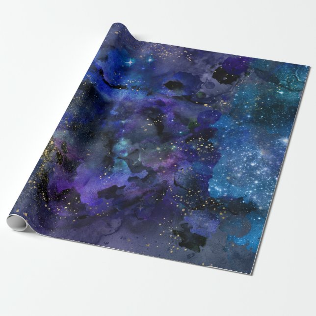 Galaxy Wrapping Paper (Unrolled)