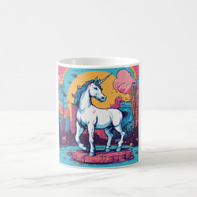 GalaxyGlimmer Unicorn Tee Coffee Mug (Center)
