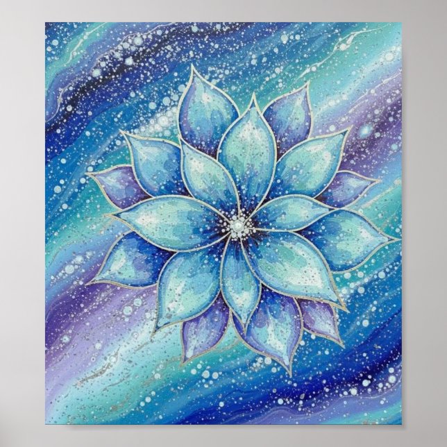 GalaxyMistFlower Poster (Front)