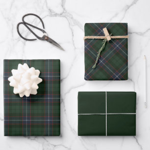 Galbraith Modern Original Scottish Tartan Wrapping Paper Sheet