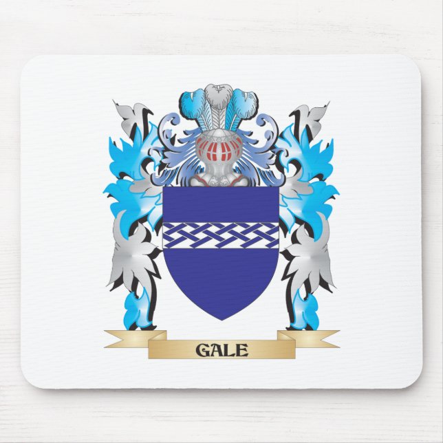 Gale Coat of Arms - Family Crest Mouse Mat (Front)