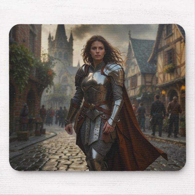 Galeena, Defender of the People Mouse Mat (Front)
