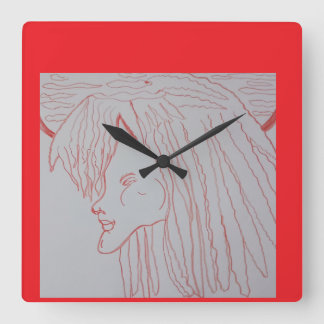 Galen God of Earth Square Wall Clock