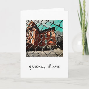 galena feehan hall historic building holiday card