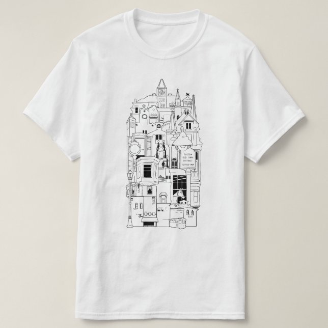 galena illinois collage T-Shirt (Design Front)