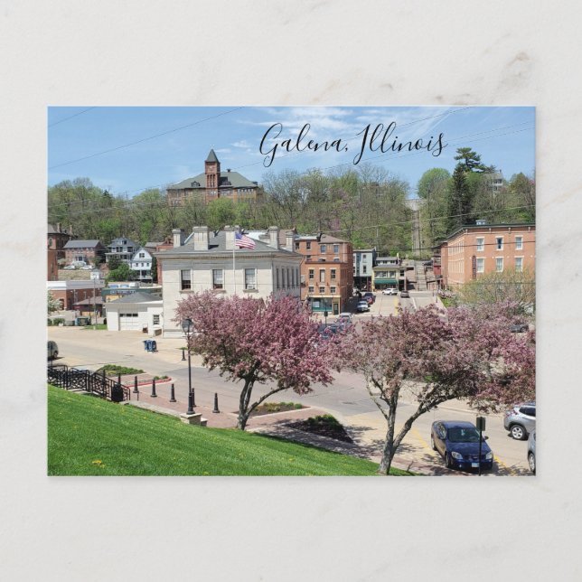 Galena, Illinois Keepsake Memorabilia  Postcard (Front)