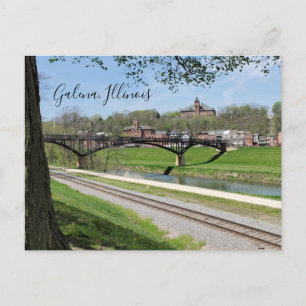 Galena, Illinois Keepsake Memorabilia Postcard