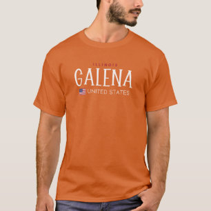 Galena Illinois United States Oversized T-Shirt