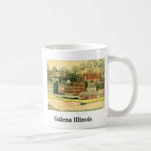 Galena Illinois, Watercolor Coffee Mug
