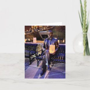 galena luminaria grant bench holiday card